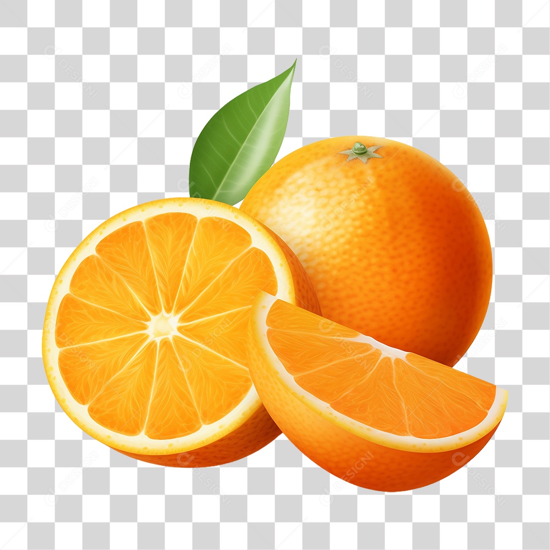Fruta Laranja PNG Transparente