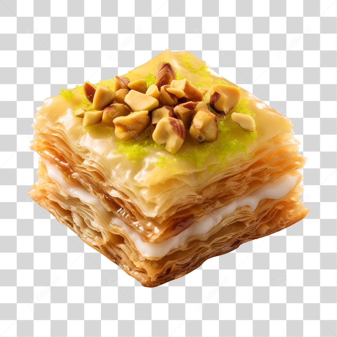 Baklava de Pistache PNG Transparente