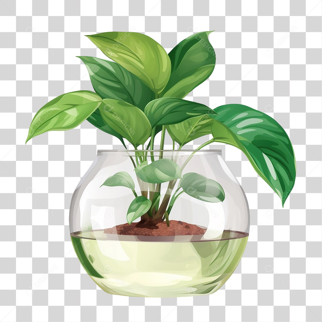 Vazo de Planta PNG Transparente