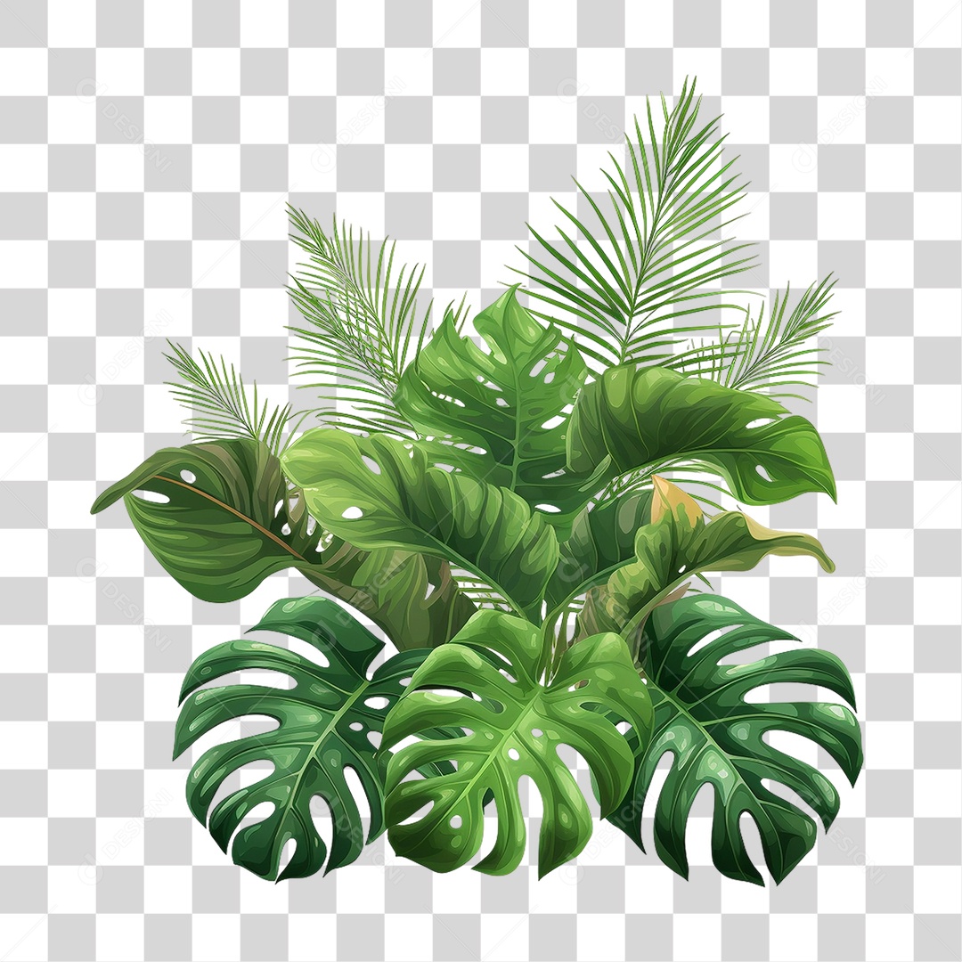 Planta Tropical PNG Transparente