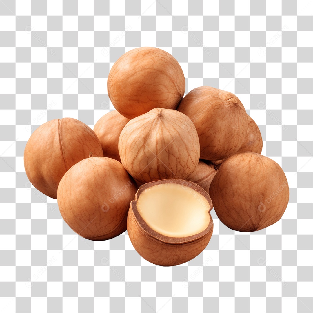 Nozes de Macadâmia  PNG Transparente