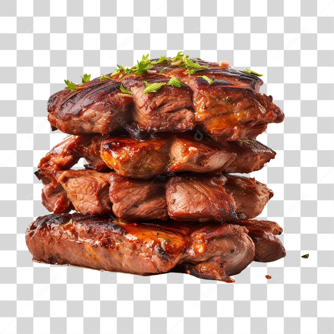 Pilha de Carne PNG Transparente