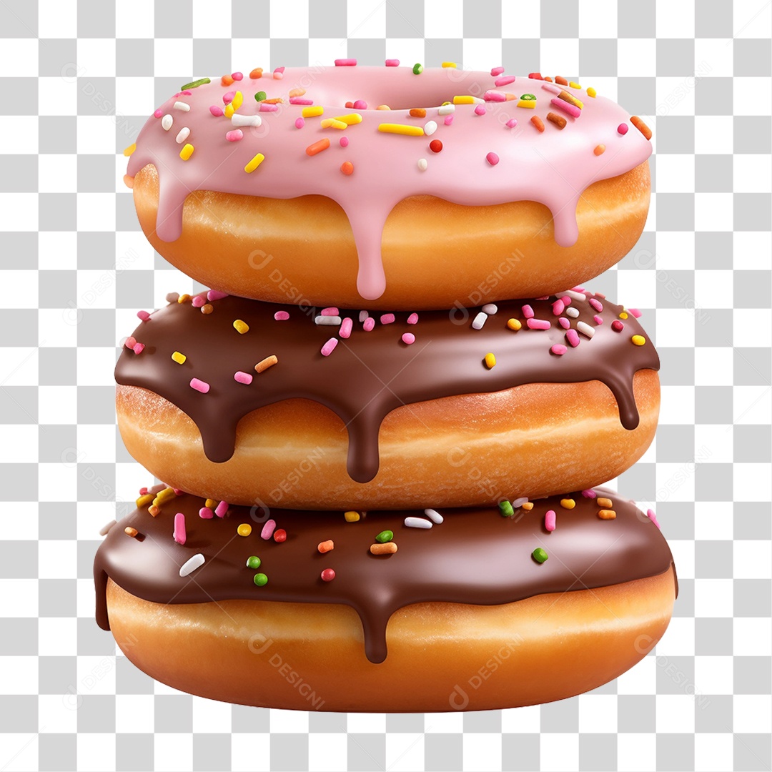 Rosca Donut PNG Transparente
