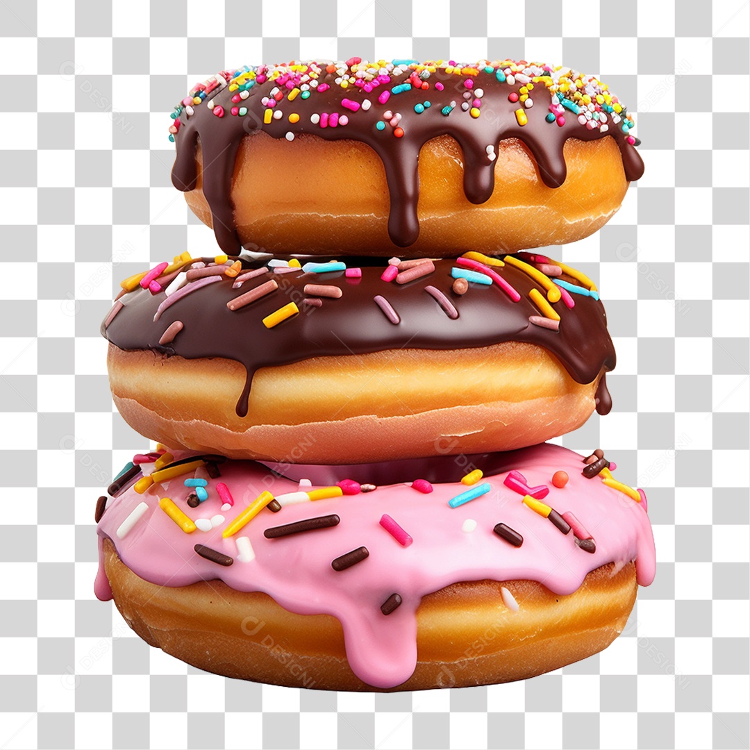 Rosca Donut PNG Transparente