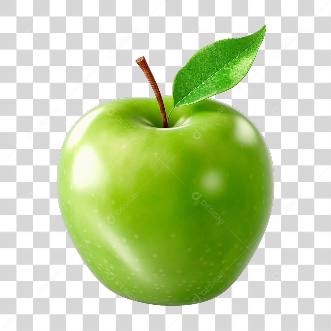 Maçã Verde PNG Transparente