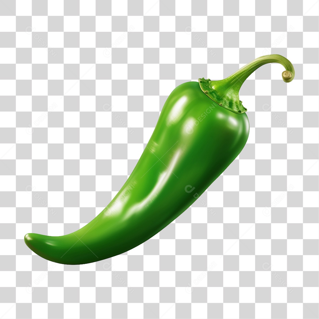 Pimentão Verde PNG Transparente