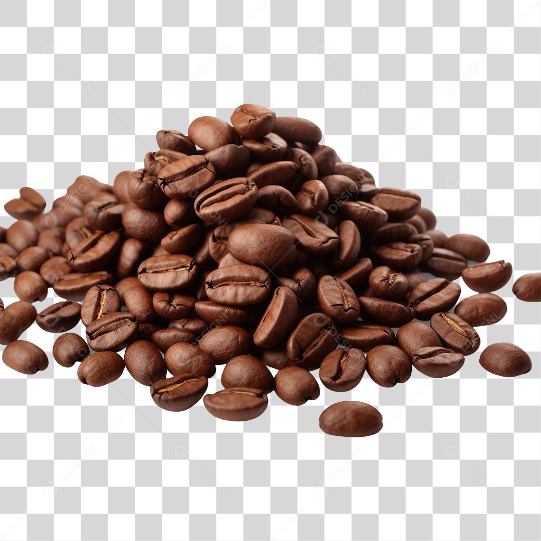 Grãos de Café PNG Transparente