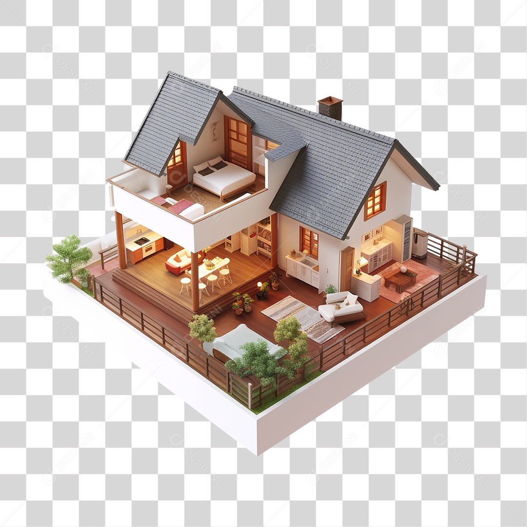 Casa Residência PNG Transparente