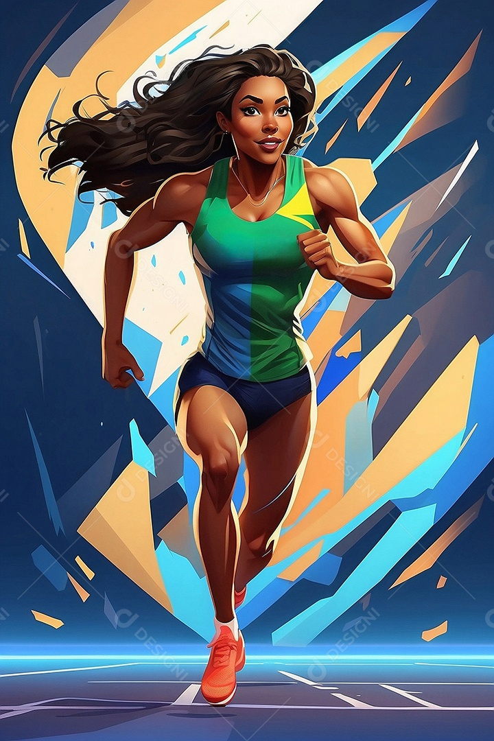 Jogo Olímpico uma renderização 3D de uma ilustração conceitual Sports Sph IA generativa