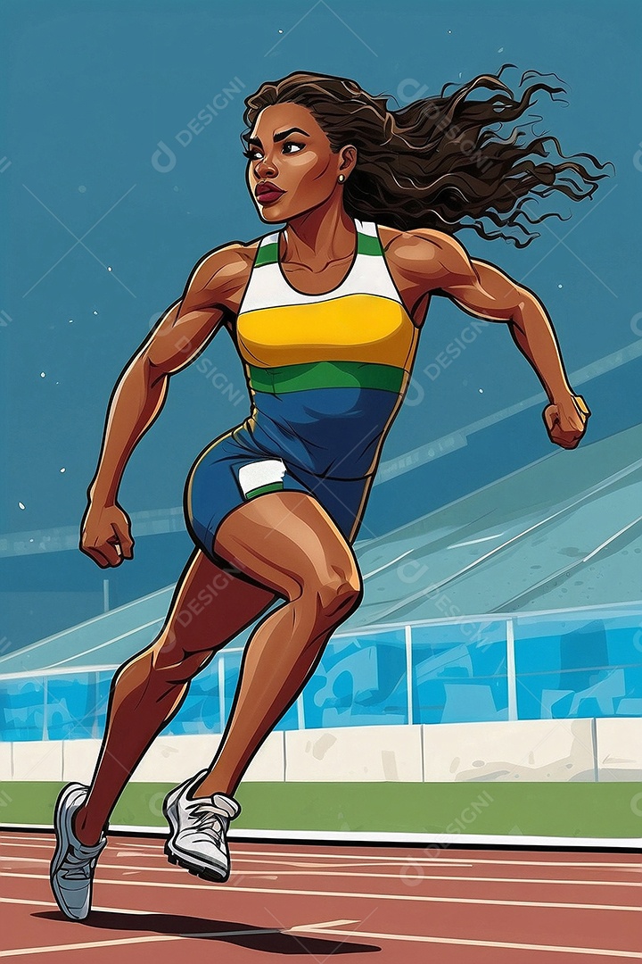 Jogo Olímpico uma renderização 3D de uma ilustração conceitual Sports Sph IA generativa