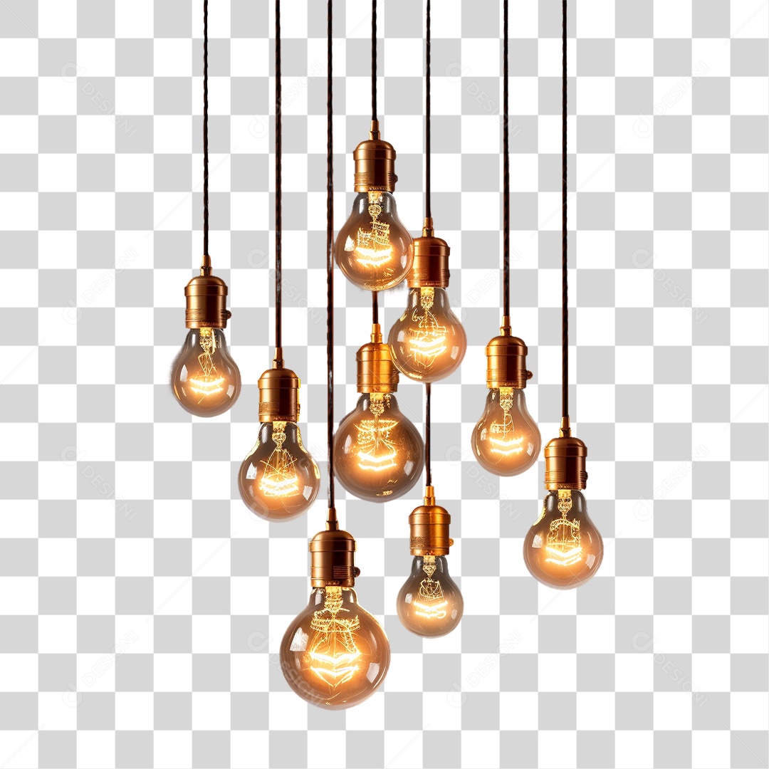 Lâmpada Lustres PNG Transparente