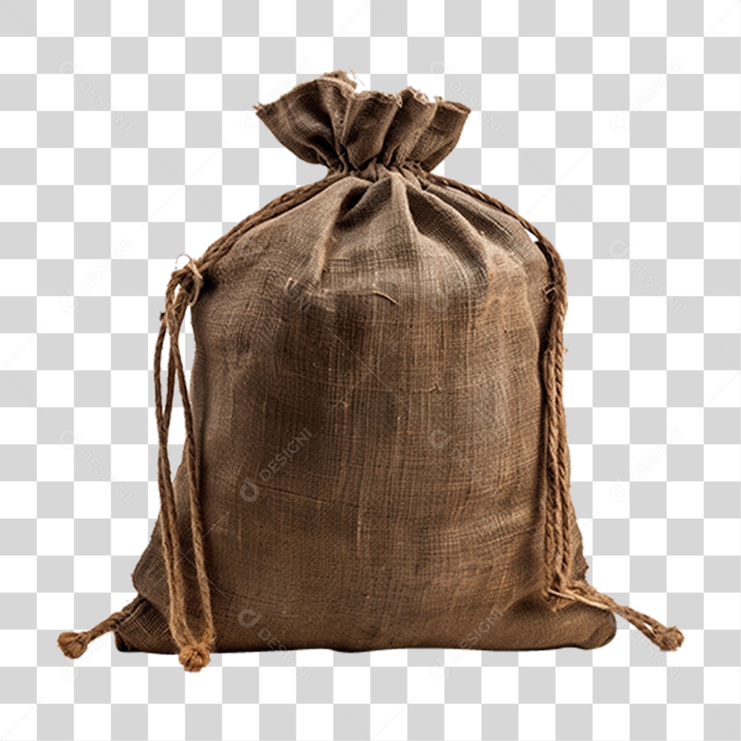 Transparent PNG Fiber Bag
