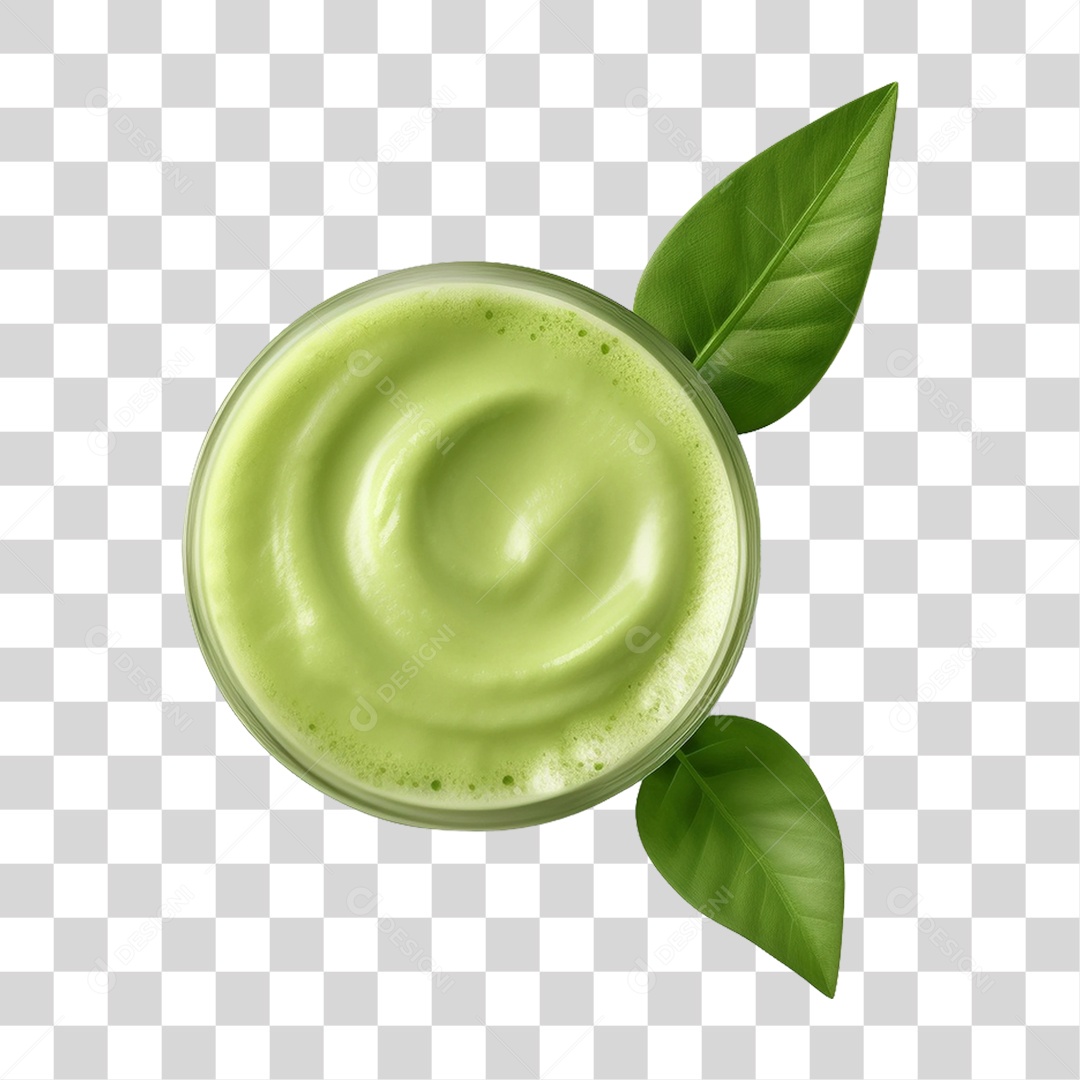 Xícara de Chá Verde PNG Transparente