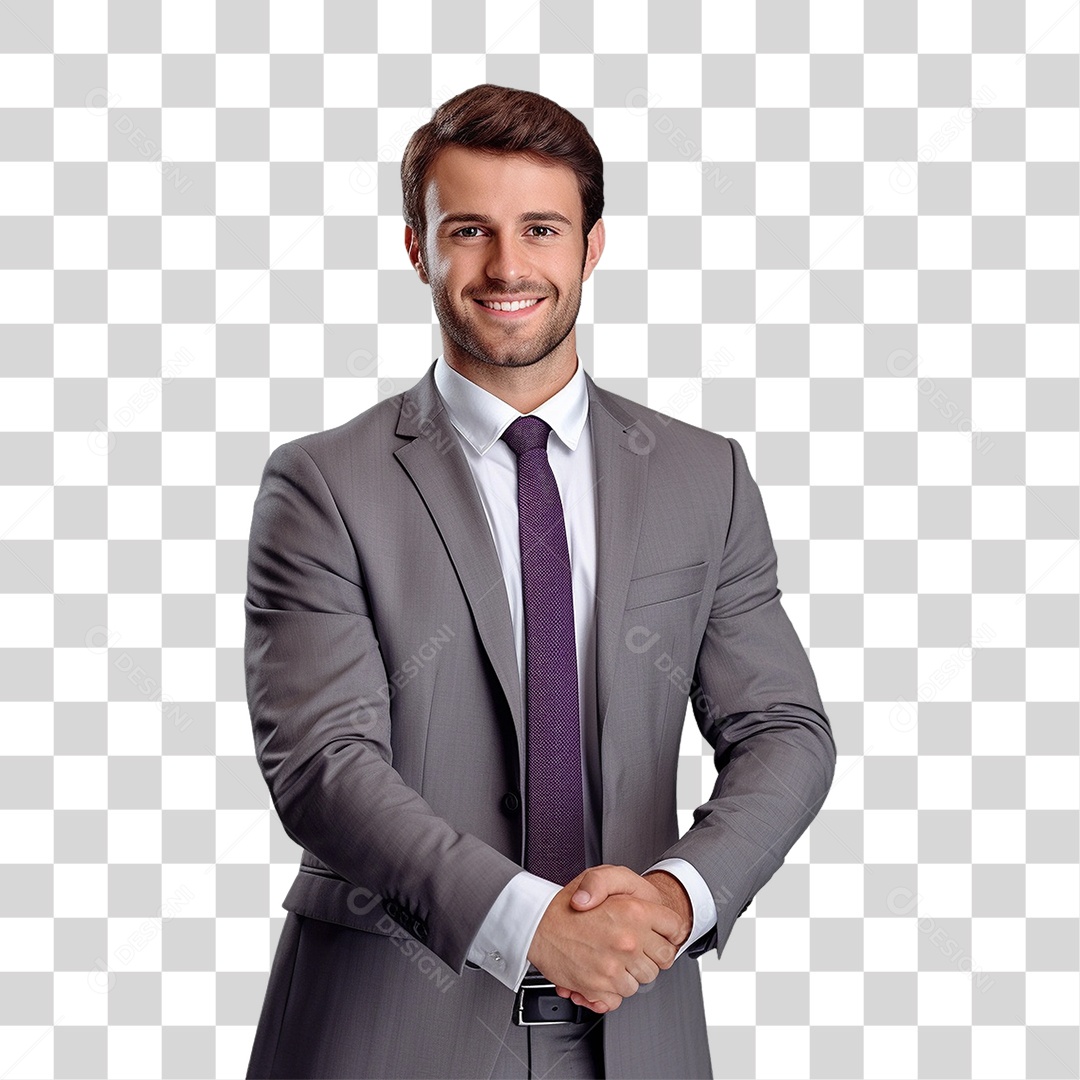 Homem de Terno PNG Transparente
