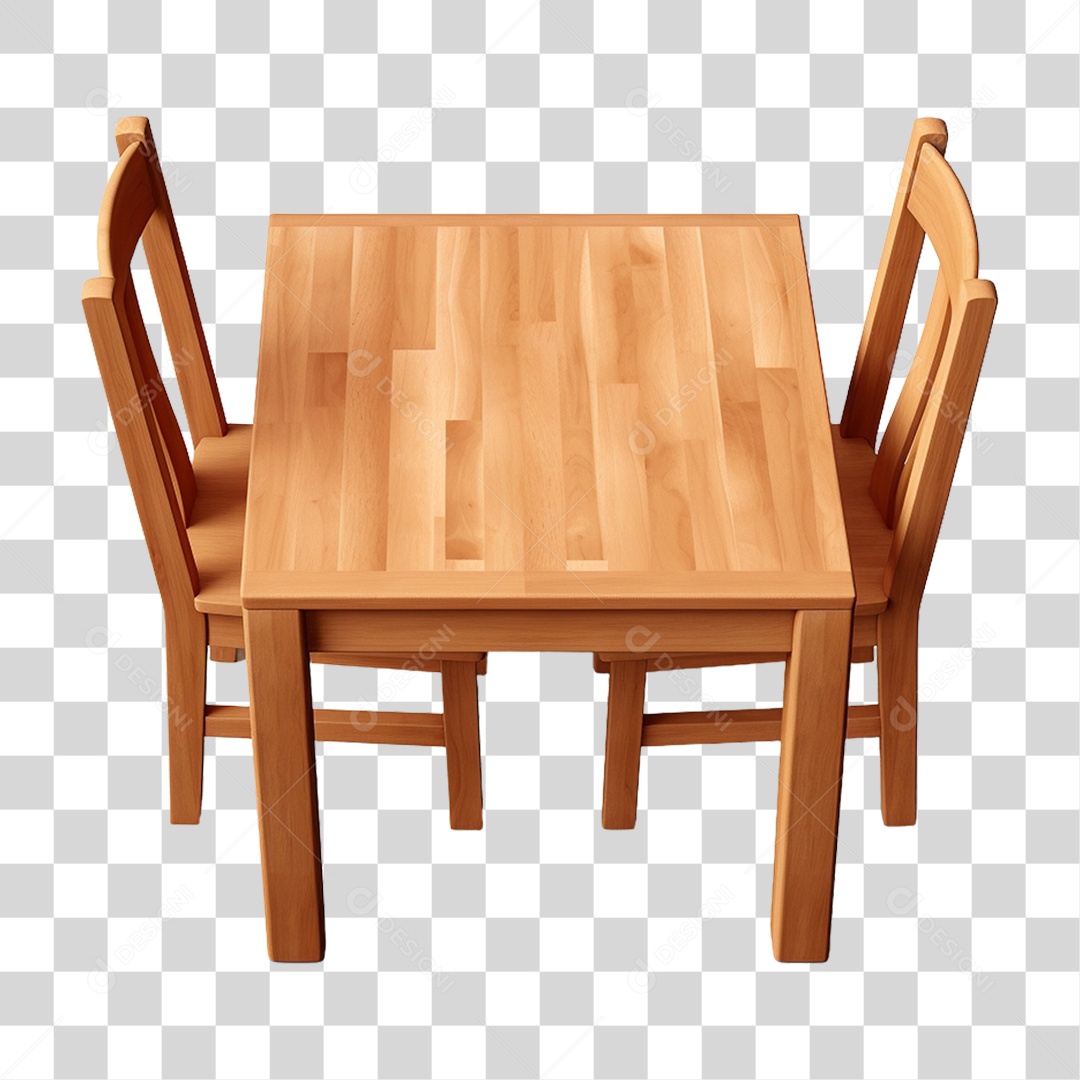 Transparent PNG Table with Chairs