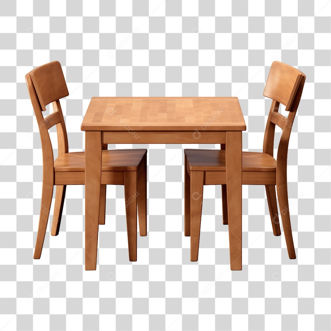Mesa com Cadeiras PNG Transparente