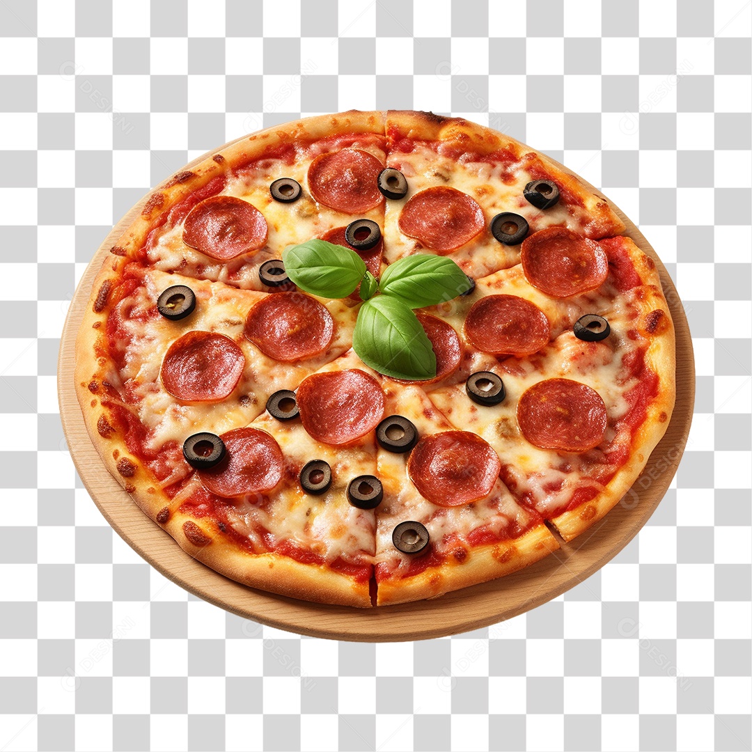 Pizza Vários Sabores PNG Transparente