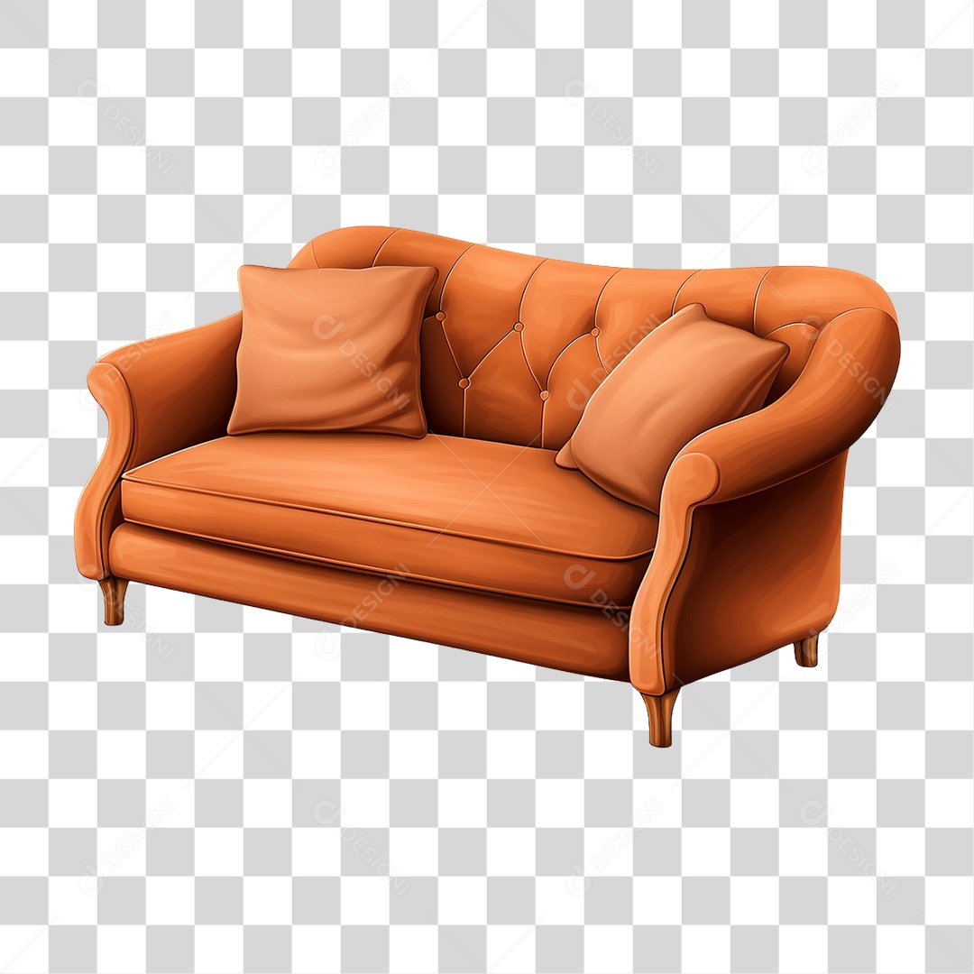 Sofá Poltronas PNG Transparente