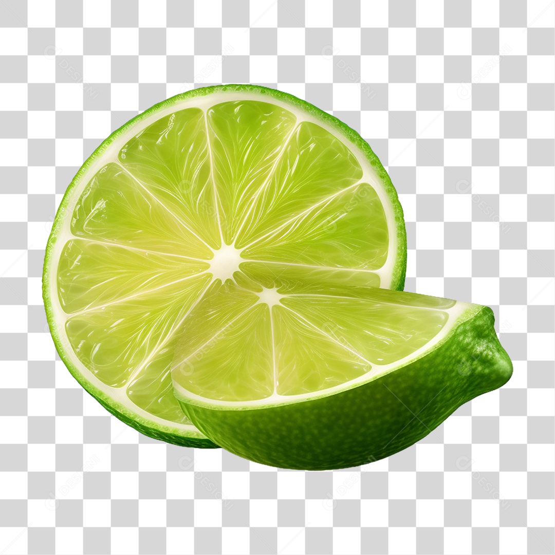 Fatia de Limão PNG Transparente