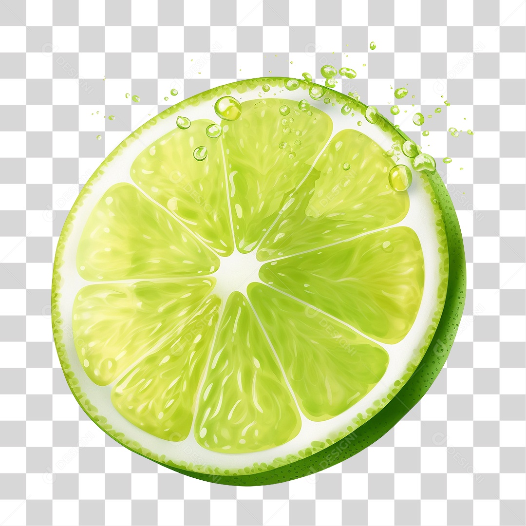 Fatia de Limão PNG Transparente