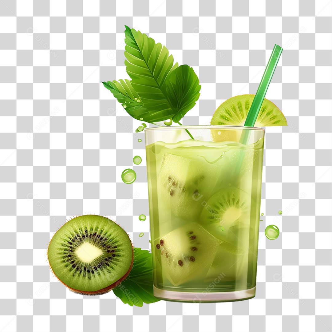 Suco de kiwi Fruta PNG Transparente