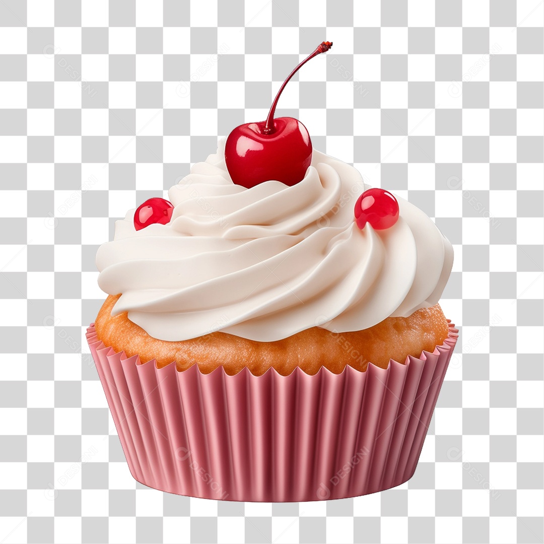 Strawberry Cupcake Transparent PNG