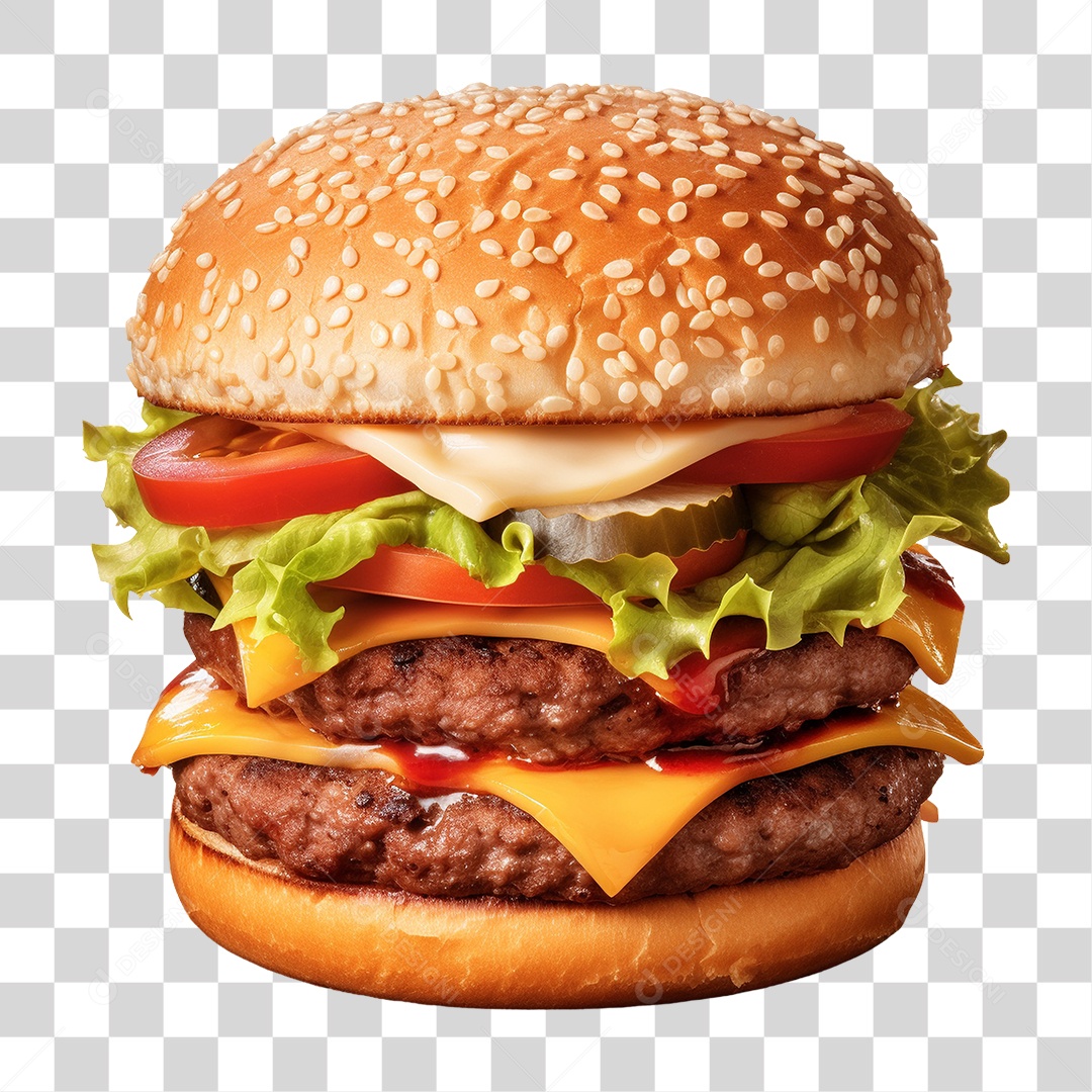 Hambúrguer Lanche Sanduiche PNG Transparente