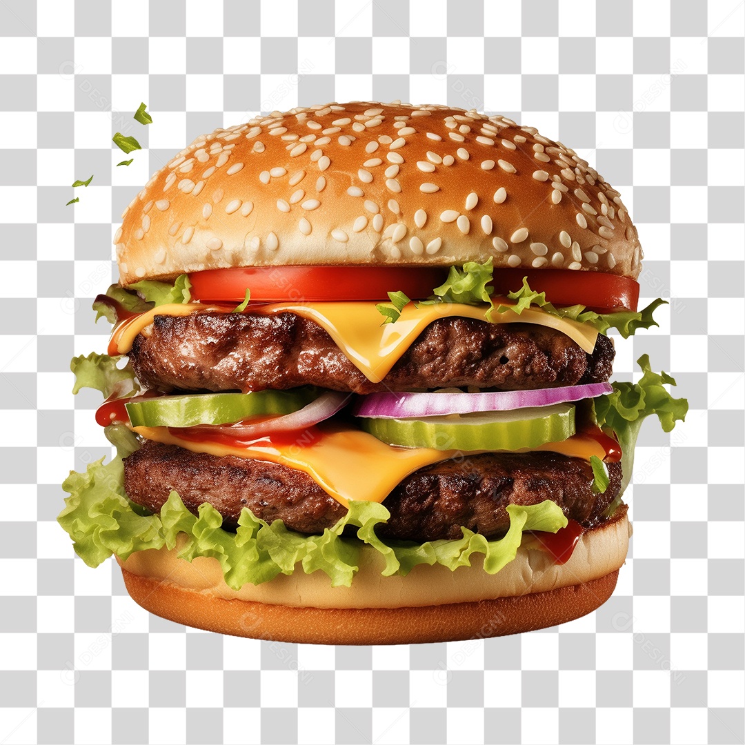 Hambúrguer Lanche Sanduiche PNG Transparente