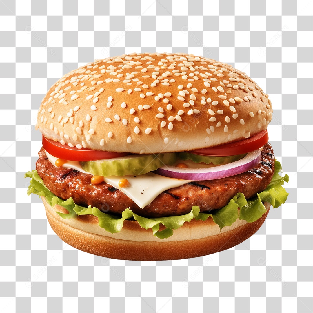 Hambúrguer Lanche Sanduiche PNG Transparente