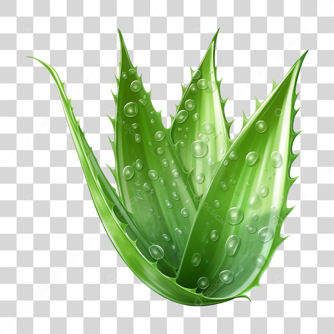 Folhas de Babosa Planta PNG Transparente
