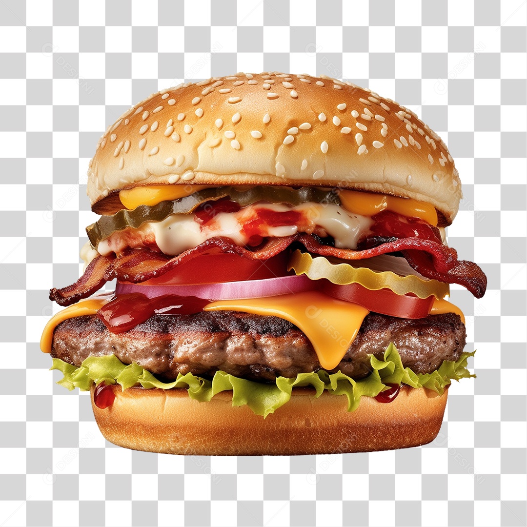 Hambúrguer Lanche Sanduiche PNG Transparente