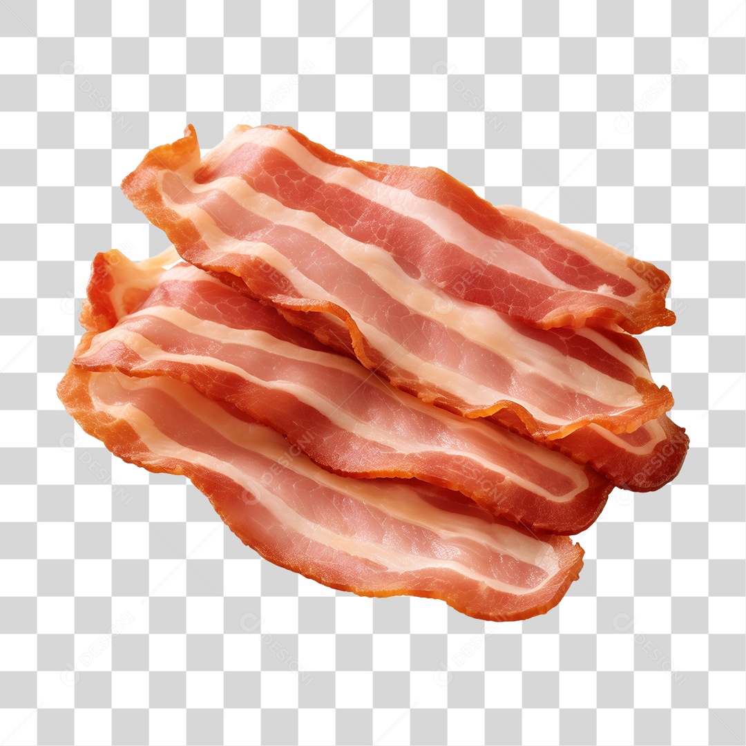 Fatias de Bacon PNG Transparente