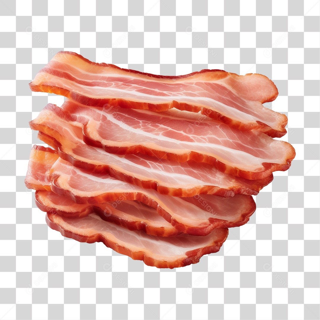 Fatias de Bacon PNG Transparente