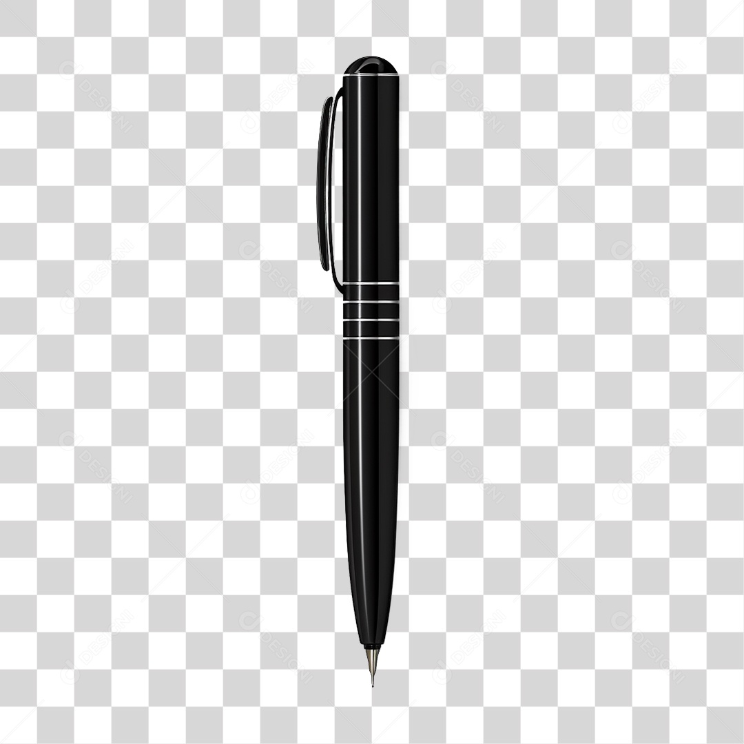 Caneta Preta PNG Transparente