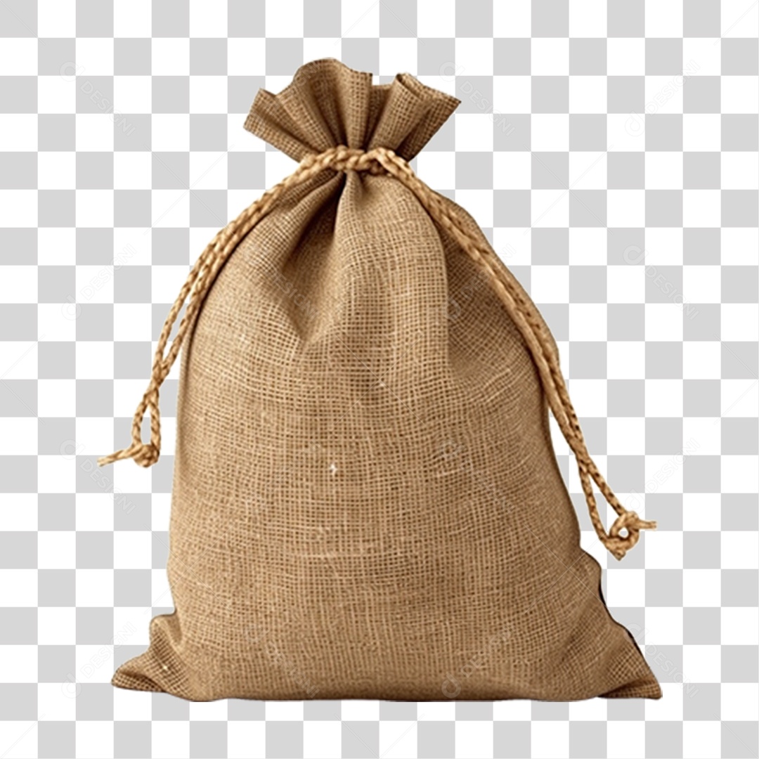 Transparent PNG Fiber Bag