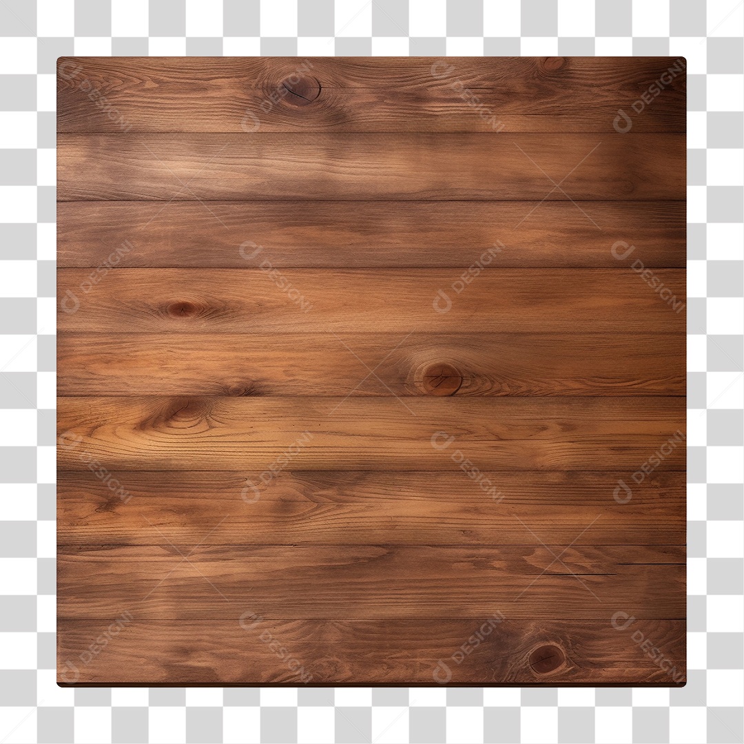 Tampo Mesa de Madeira PNG Transparente