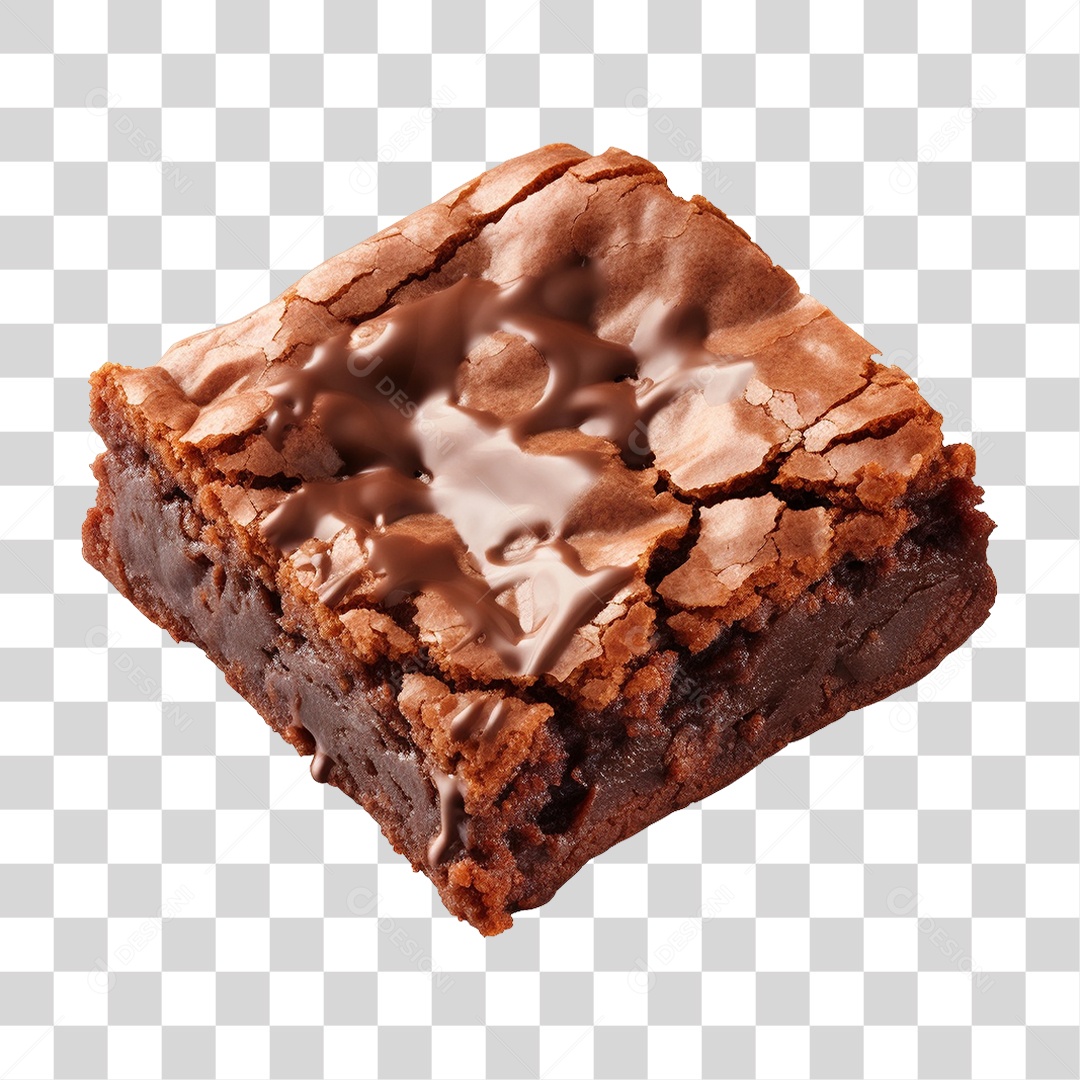 Bolo de Chocolate PNG Transparente