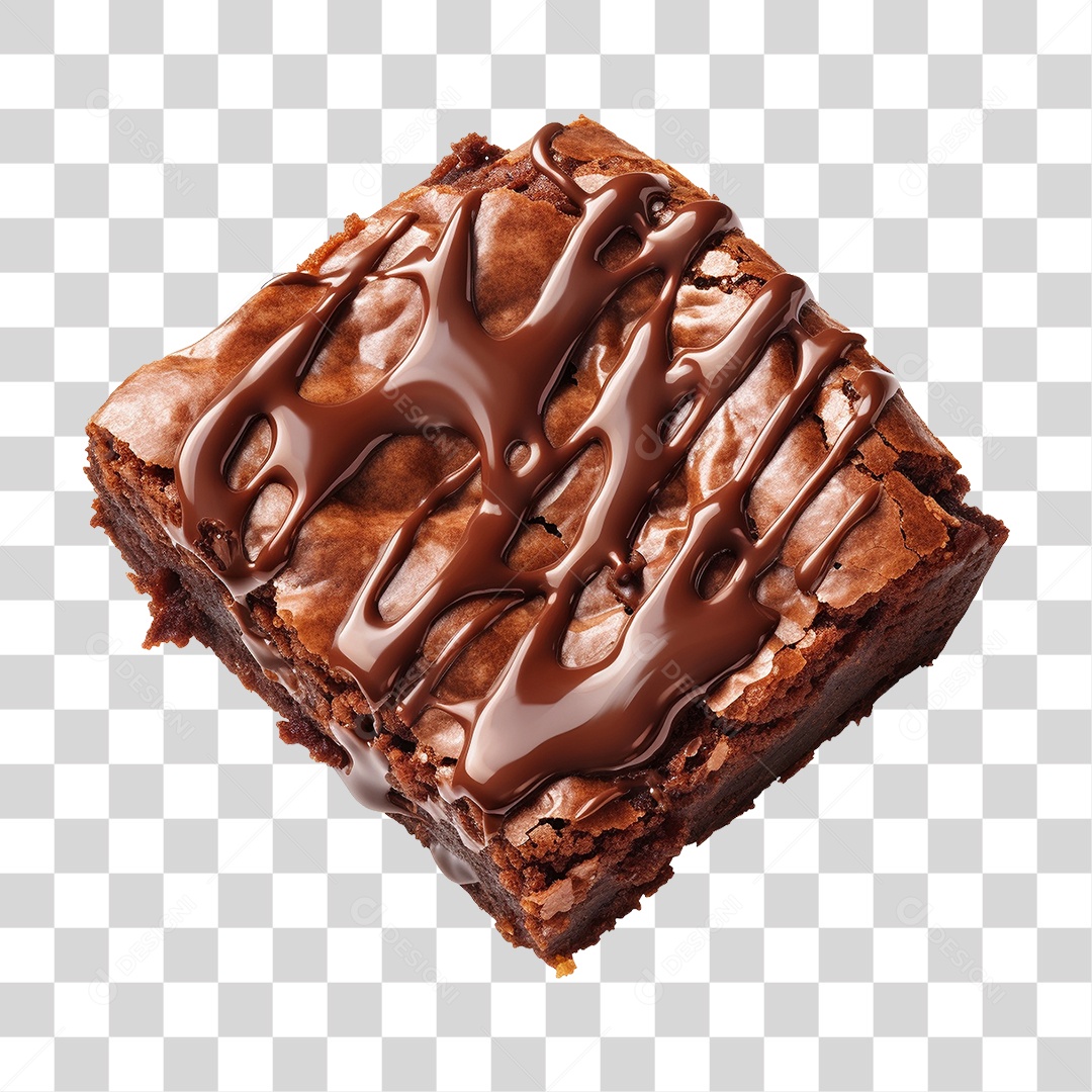 Bolo de Chocolate PNG Transparente