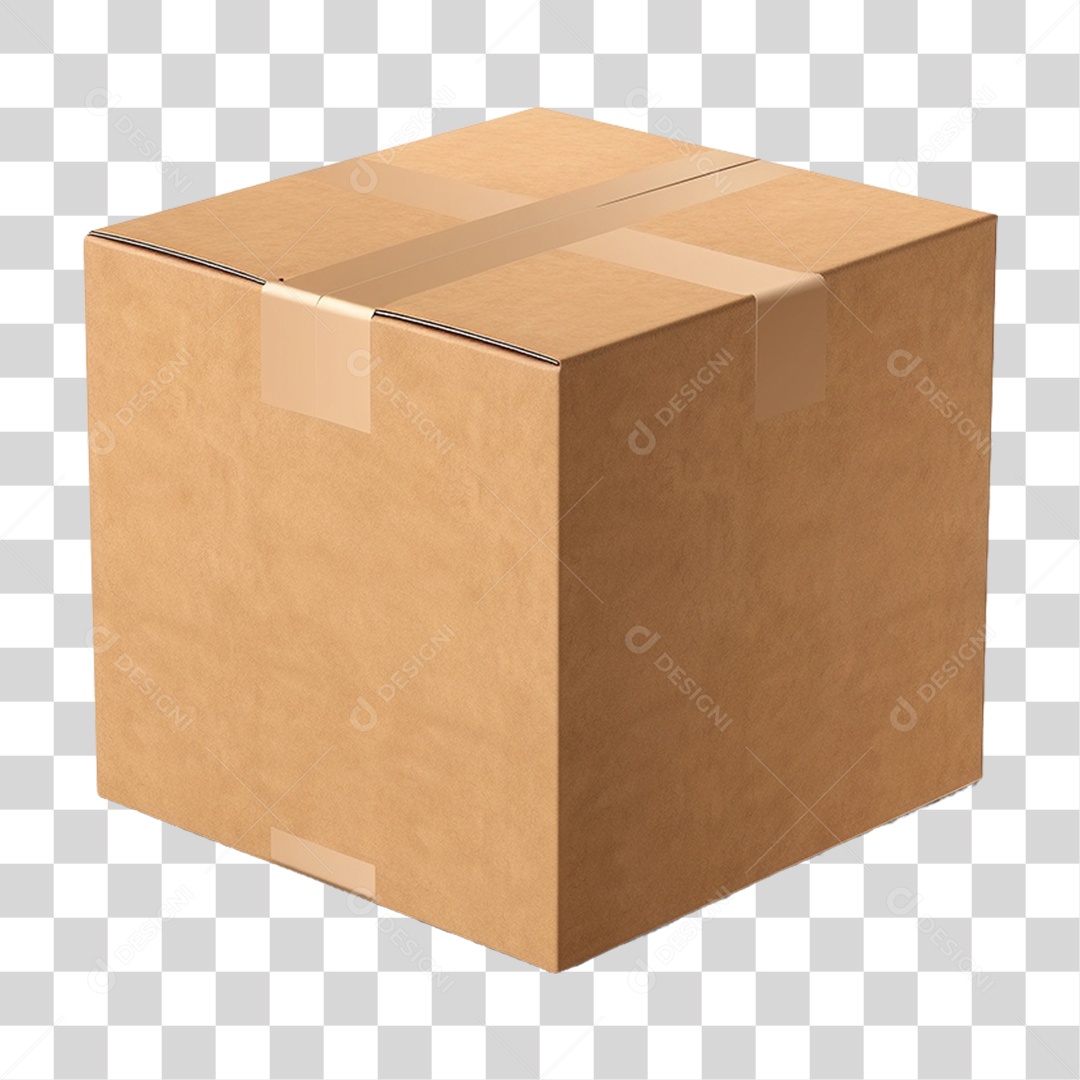 Caixa de Mercadorias PNG Transparente