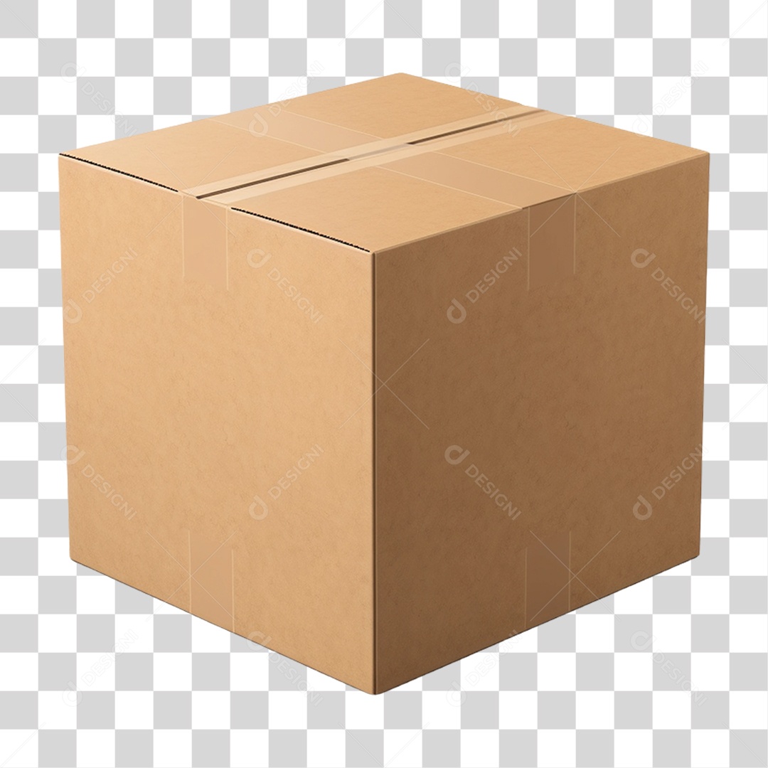Caixa de Mercadorias PNG Transparente