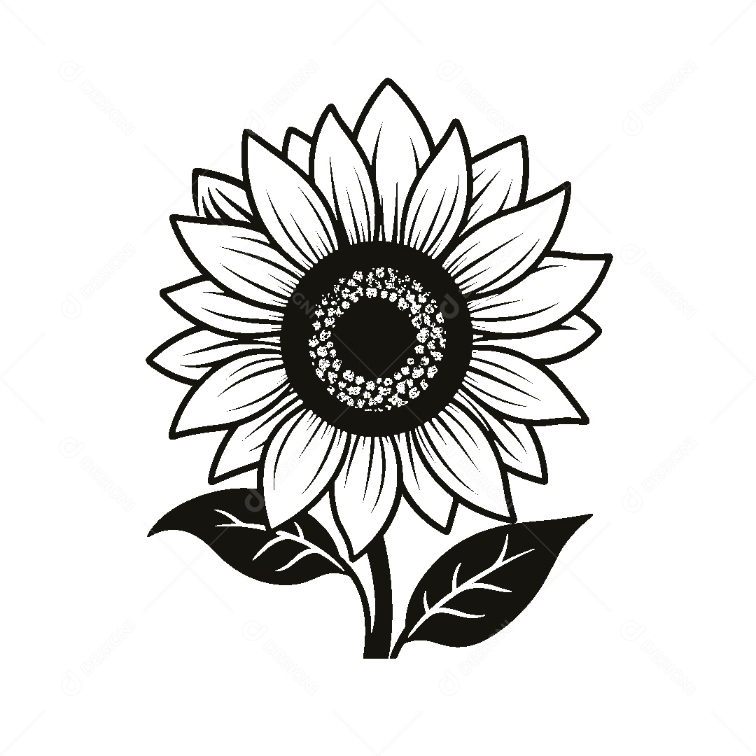 [Desenho de um Flor Vetor EPS