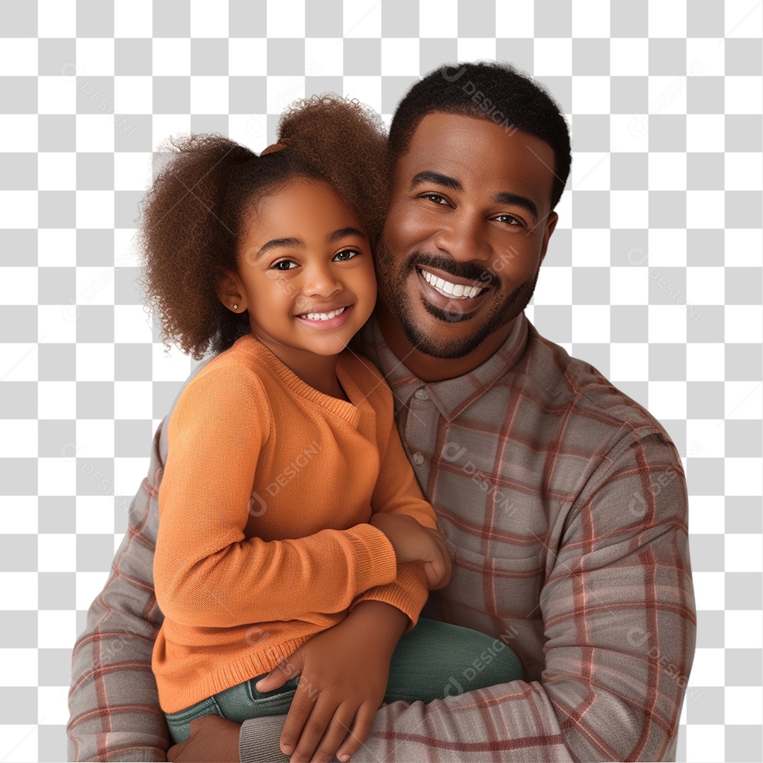 Pai e Filha PNG Transparente