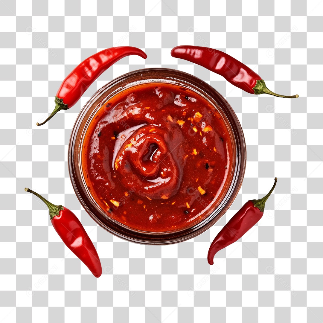 Molho de Pimenta PNG Transparente