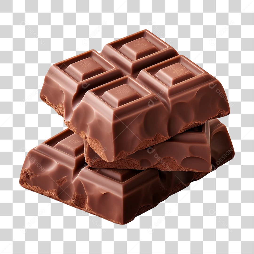 Barra de Chocolate Doces PNG Transparente