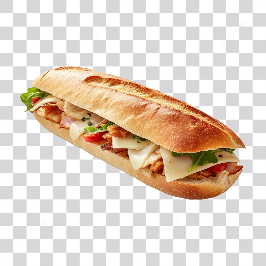 Sanduiche Delicioso PNG Transparente