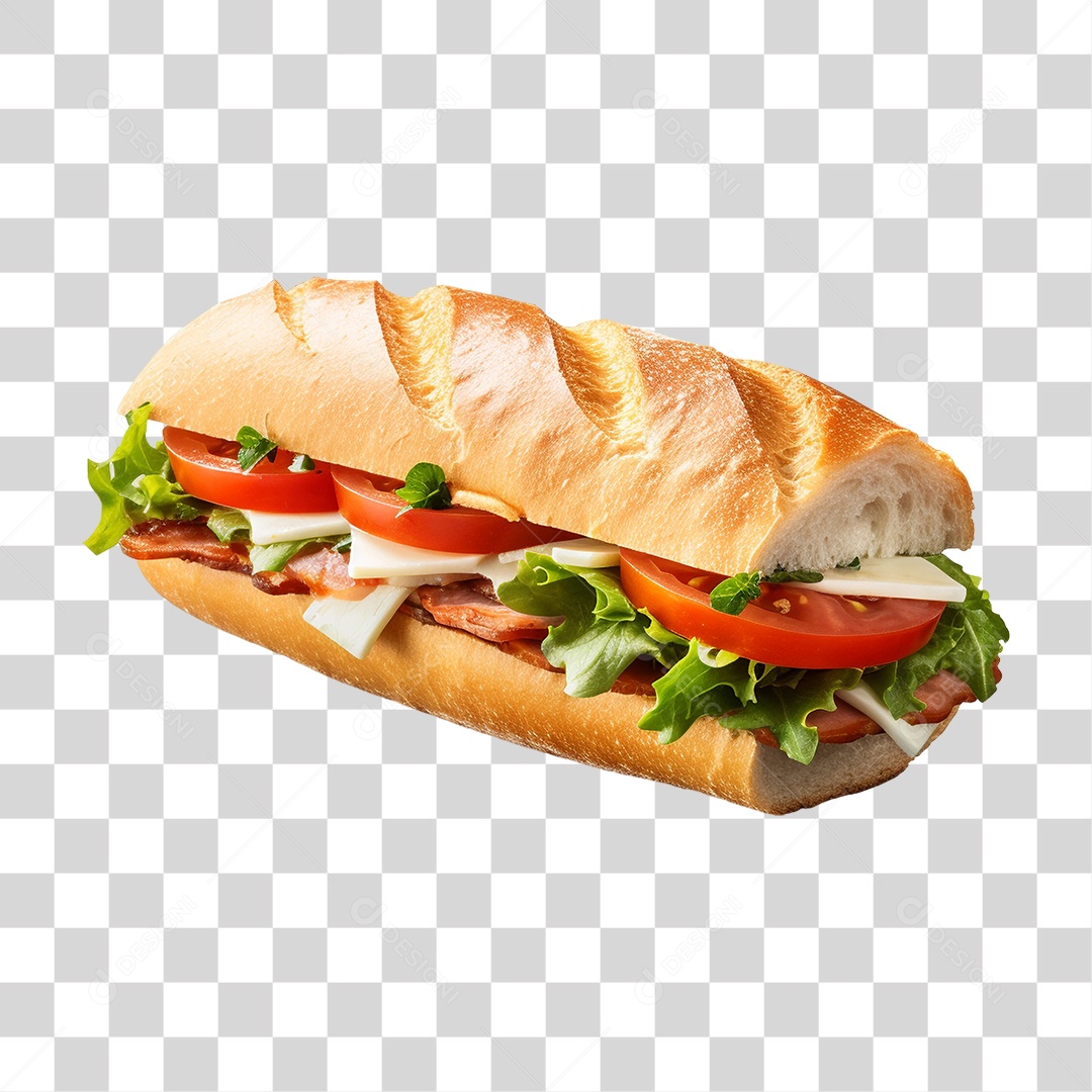 Sanduiche Delicioso PNG Transparente