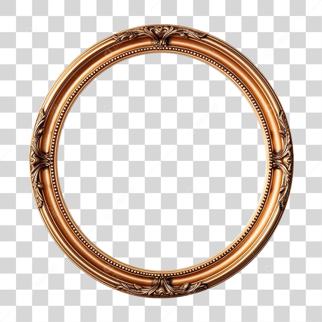 Moldura Circular PNG Transparente