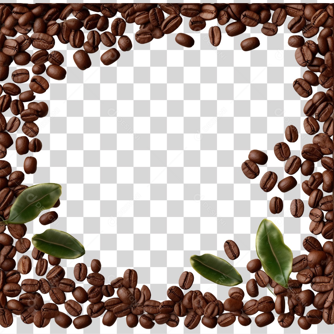 Grãos de Café PNG Transparente