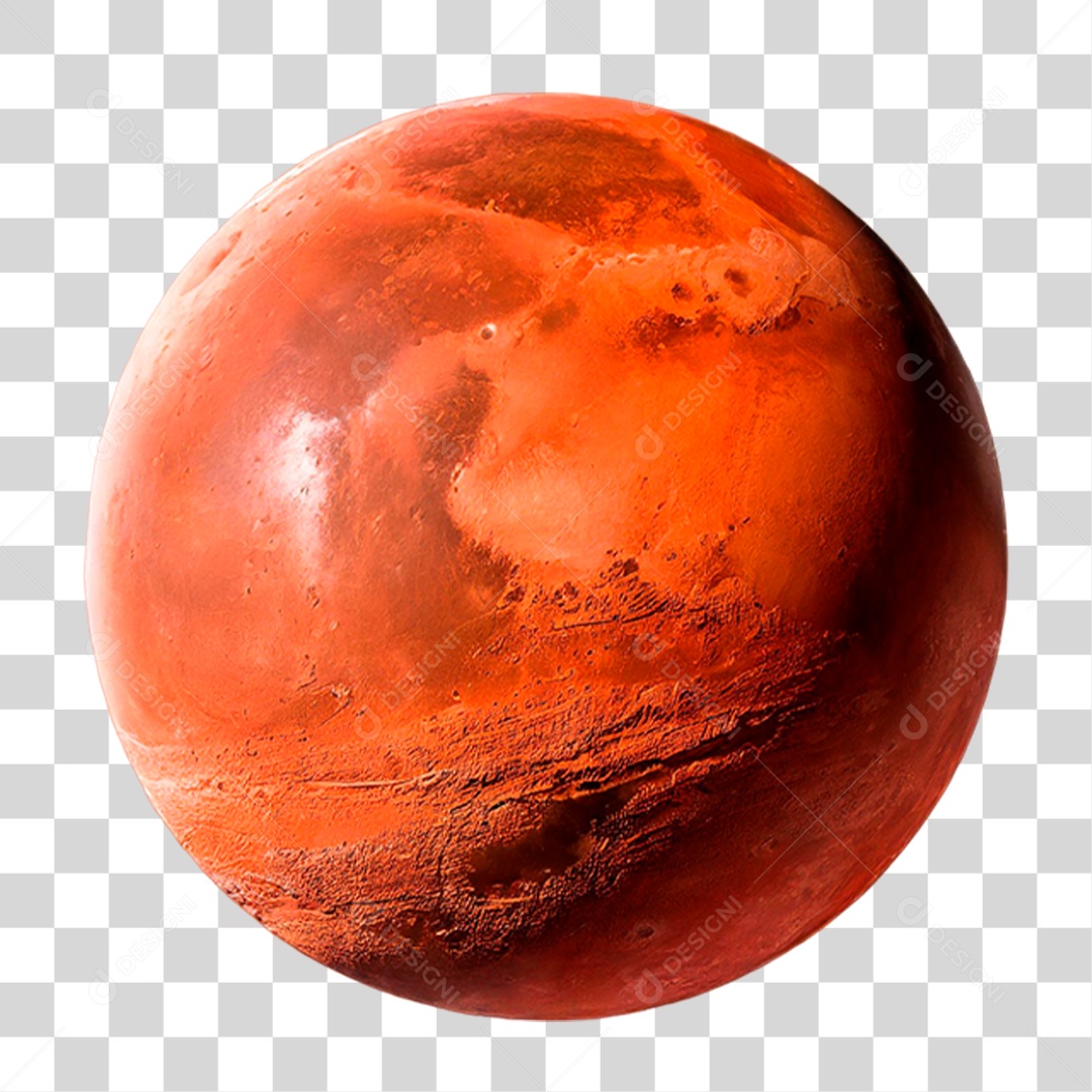 Planeta Marte PNG Transparente