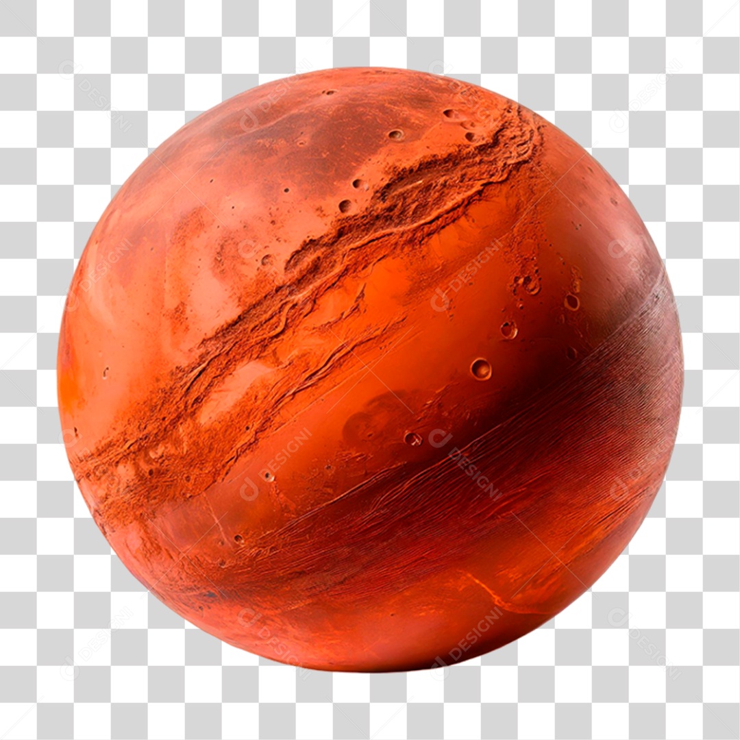 Planeta Marte PNG Transparente